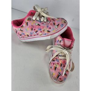 Girl's Heely's Pro 20 Printed Skate Shoe Rainbow US Size YTH 13C PINK